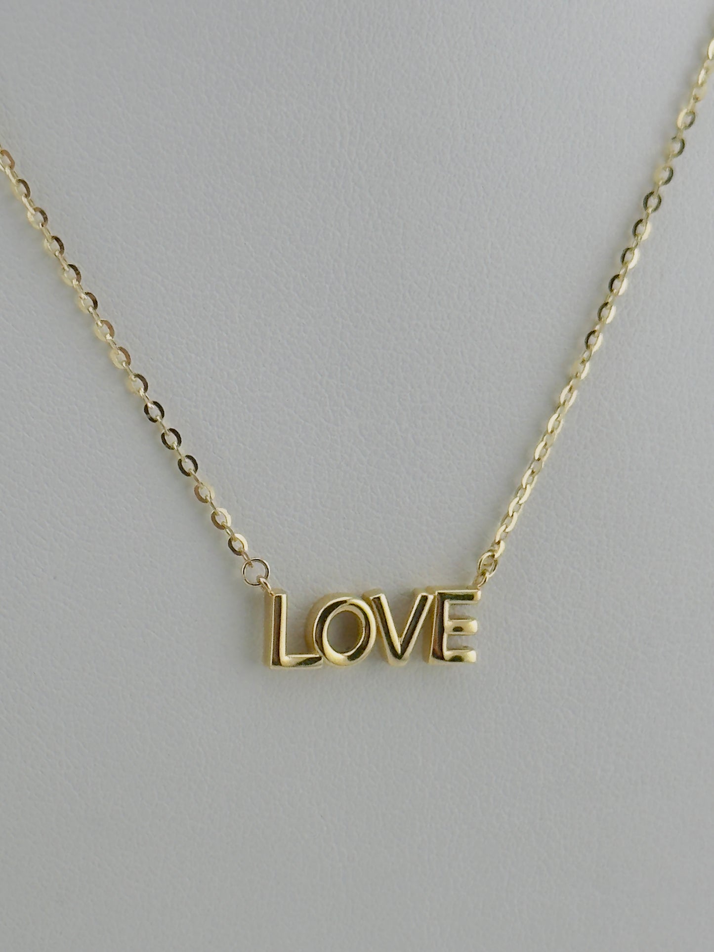 LOVE Necklace 14kt, size 18”, c12