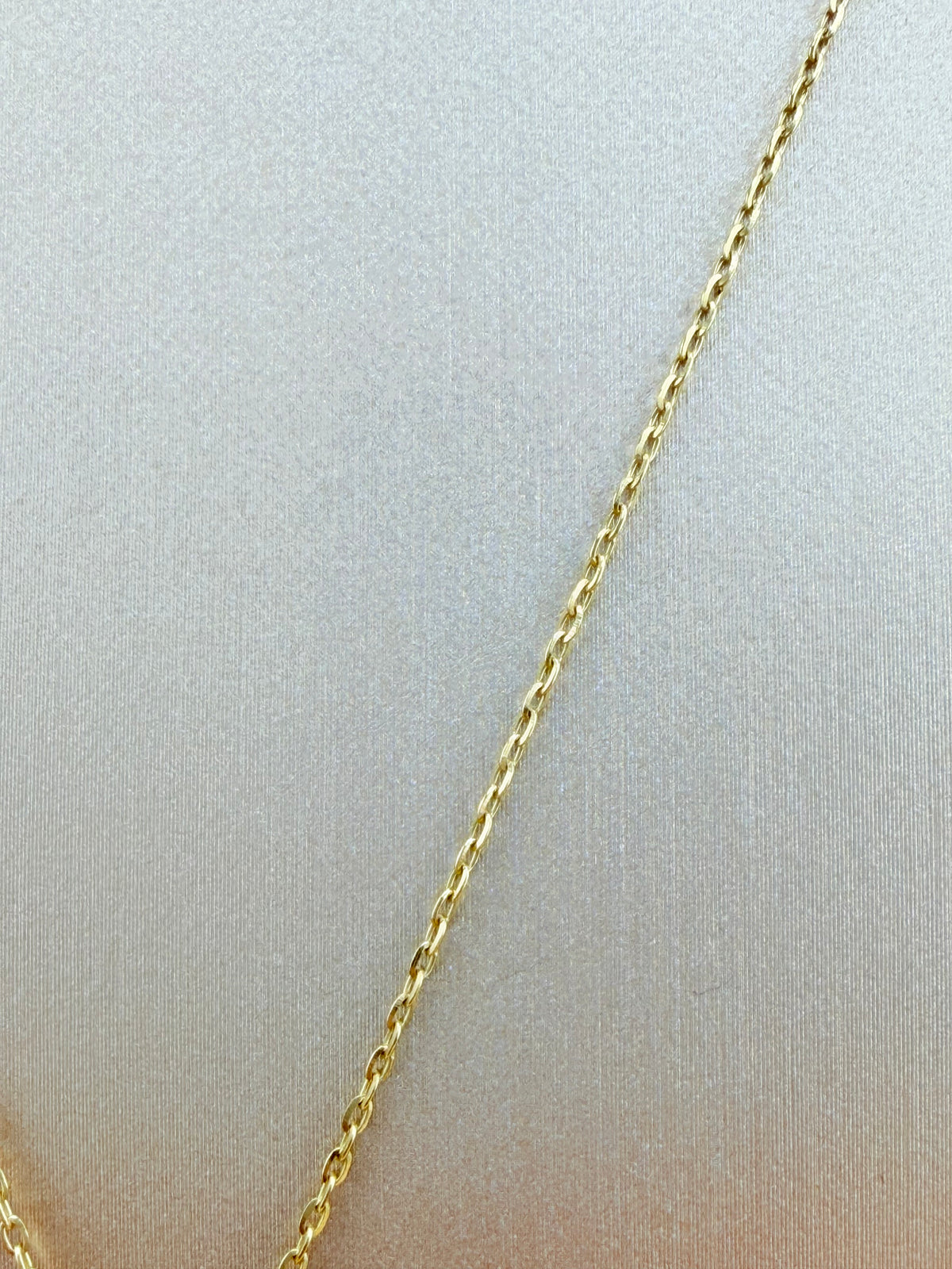10K Solid Gold Rose Pendant with Chain, 16” Chain, 1mm Wide. n