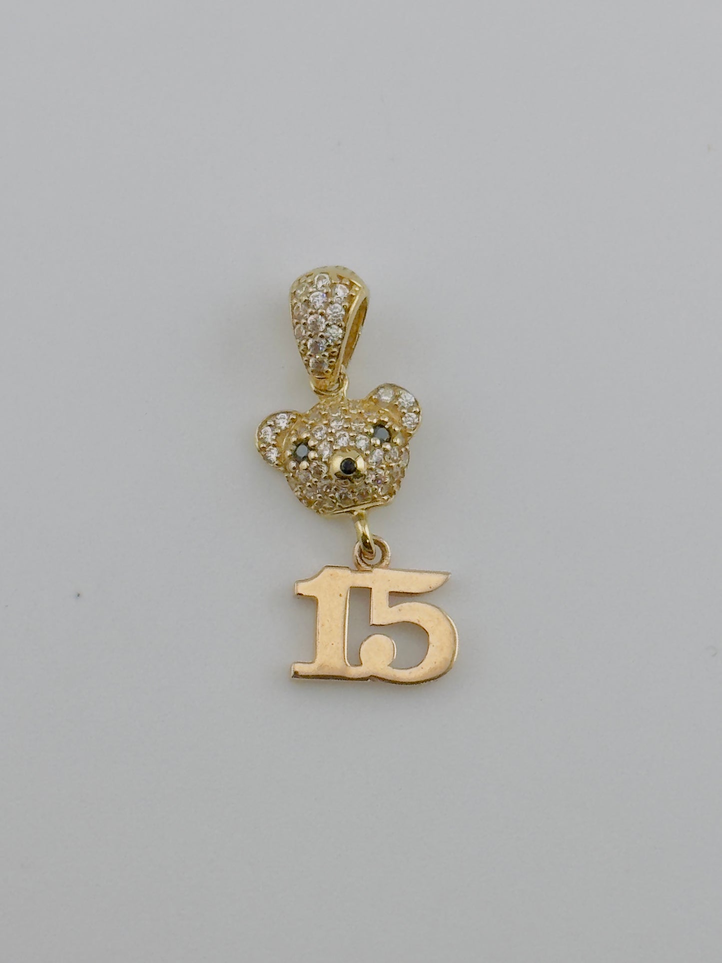Bear Pendant, 10kt, ch48