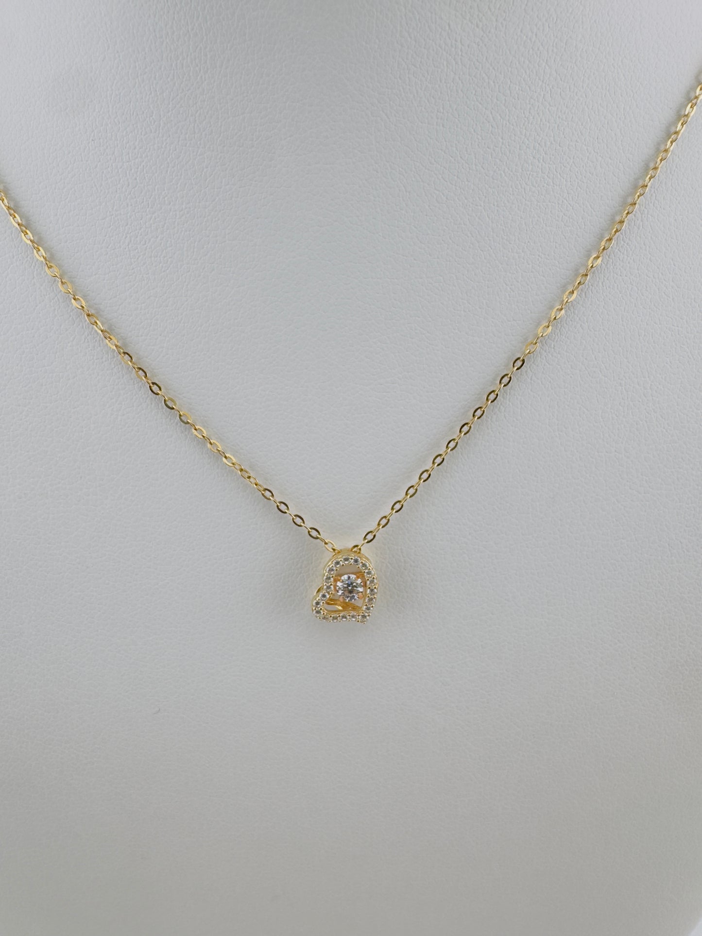 Chain w Charm 14kt, size 16”-18”, c2