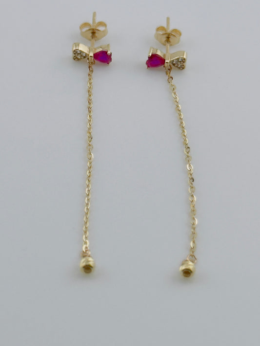 Earrings, 14kt. e25