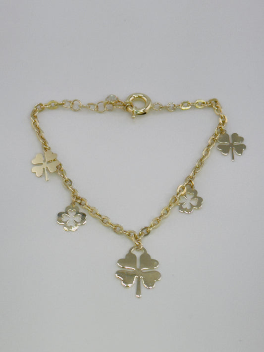 Clover Bracelet 14kt