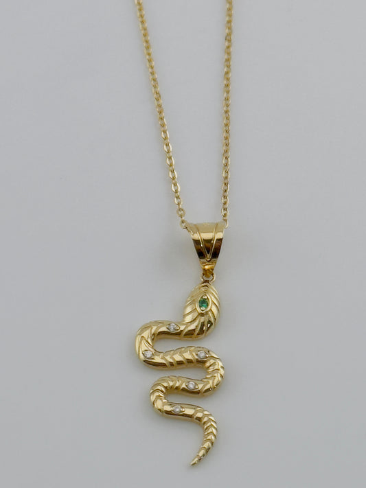 Chain and Pendant, 14kt, size 18¨