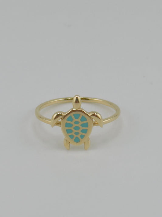 Turtle Ring 14kt