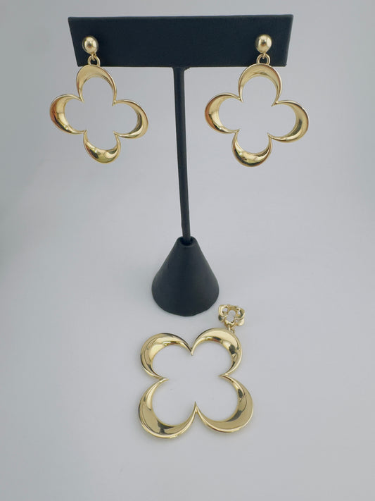 Clover Set 14kt