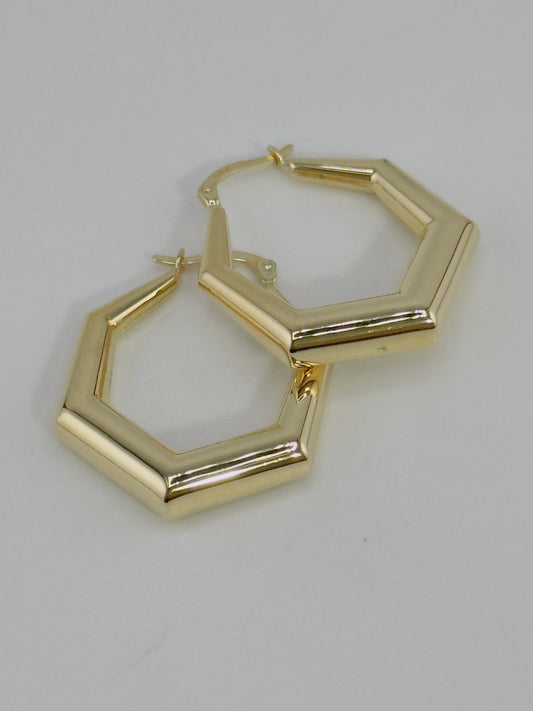 Medium Hoops 14kt. e31