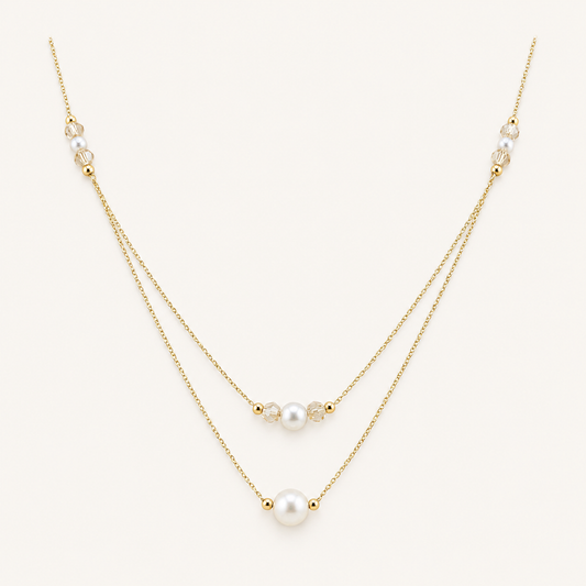14K Solid Gold Choker Necklace, Adjustable 16”–18” Length. n