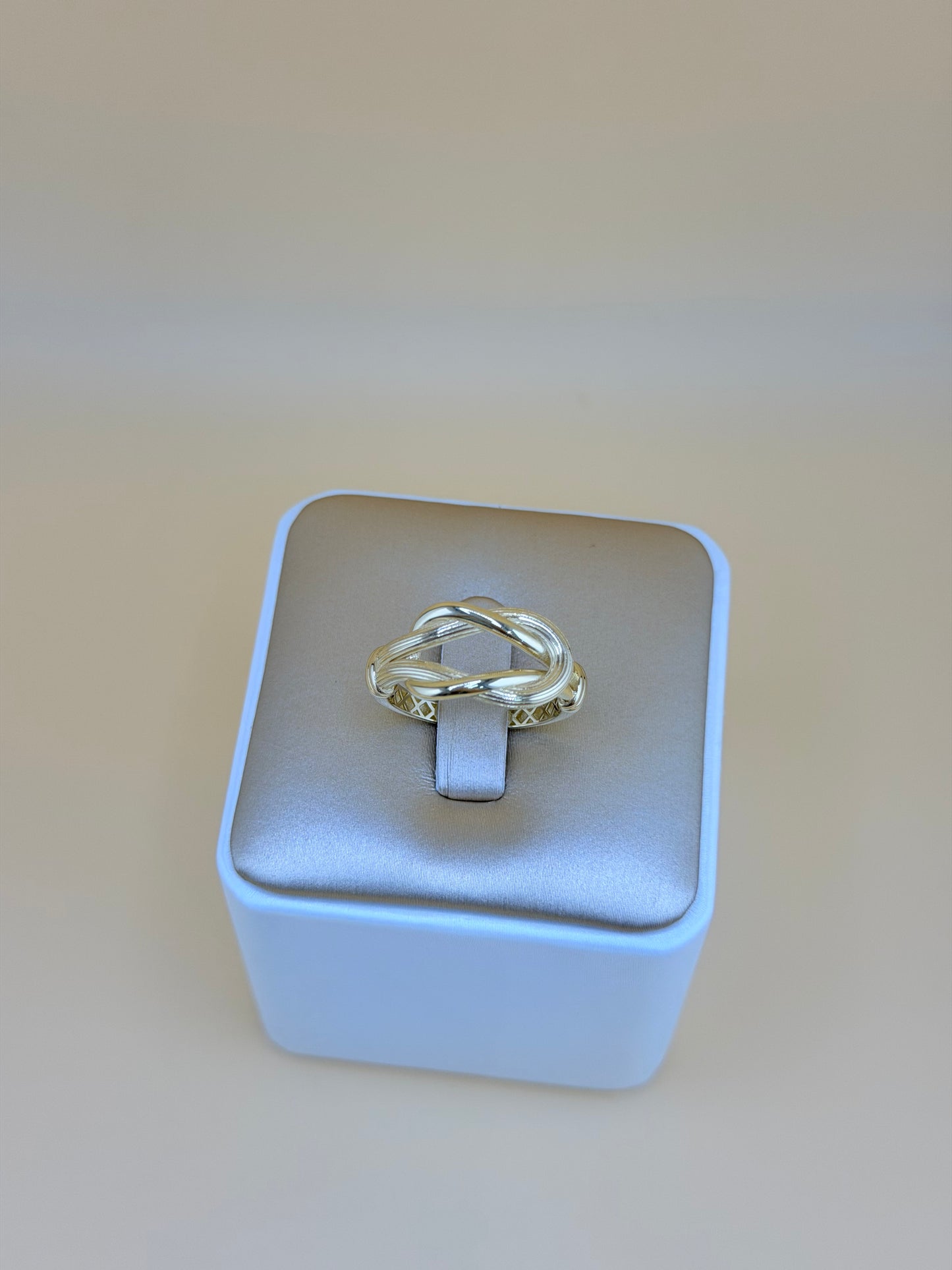 10kt Semisolid Gold Ring, size 7”.
