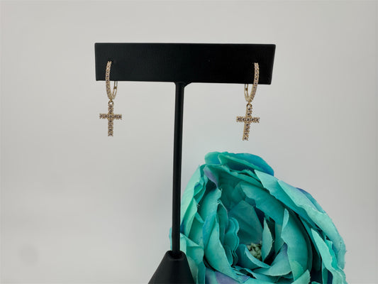 Earrings 14kt, e56
