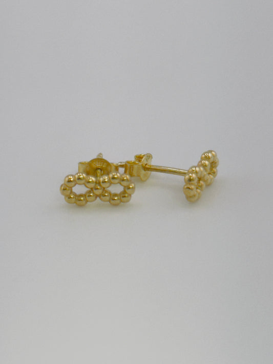 Small Infinite Earrings 10kt. e44