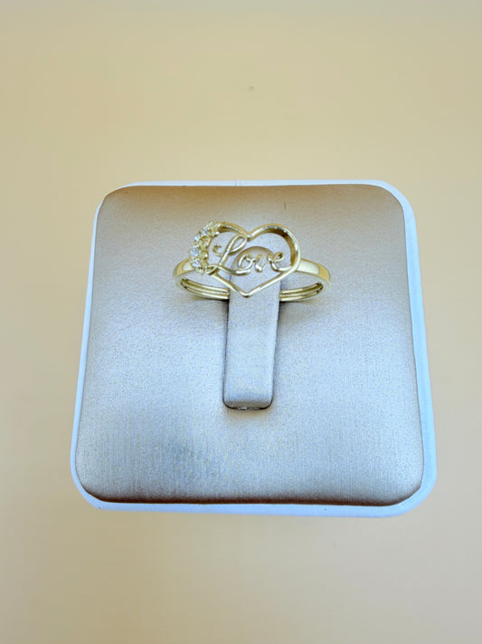 10kt Solid Gold Ring, size 7.5”