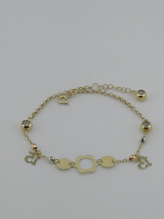 15 year old Bracelet 14kt, size 7''-8''