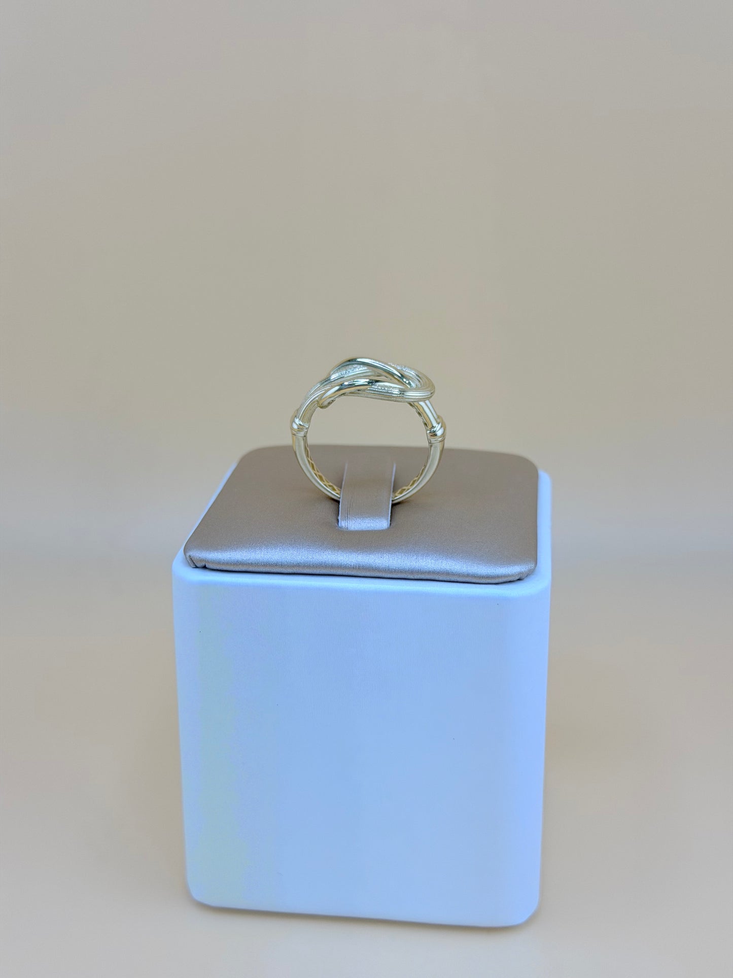 10kt Semisolid Gold Ring, size 7”.