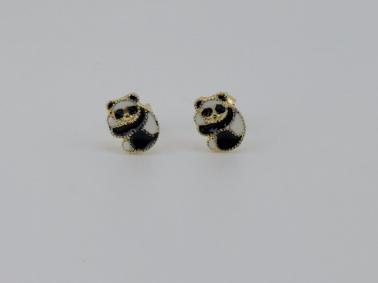 Bear Earrings 14kt e4