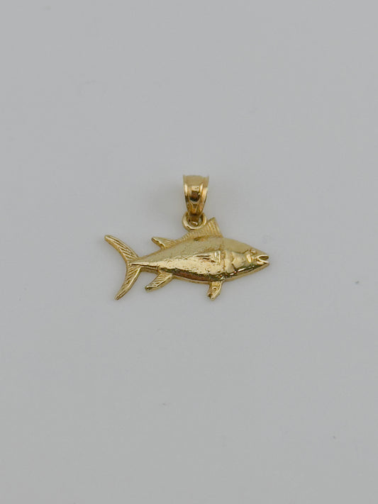 Fish Pendant, 10kt, ch47