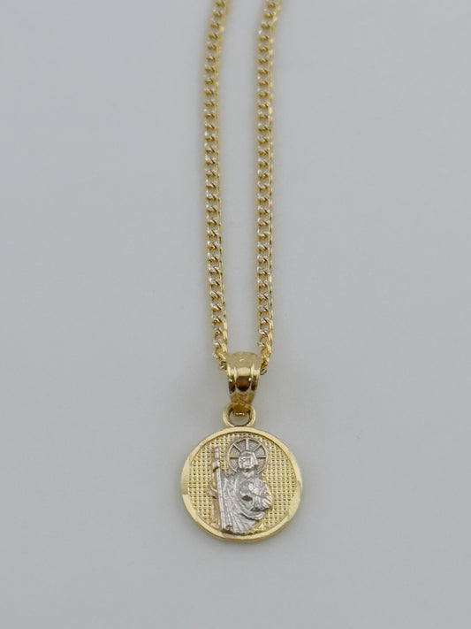 Chain and Pendant, 14kt, size 16´