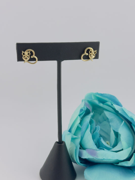 Earrings 14kt, e84