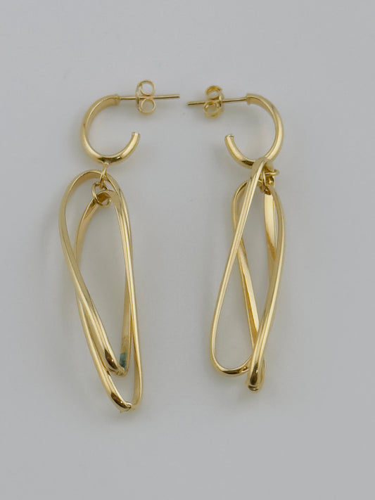 Earrings, 14kt. e24