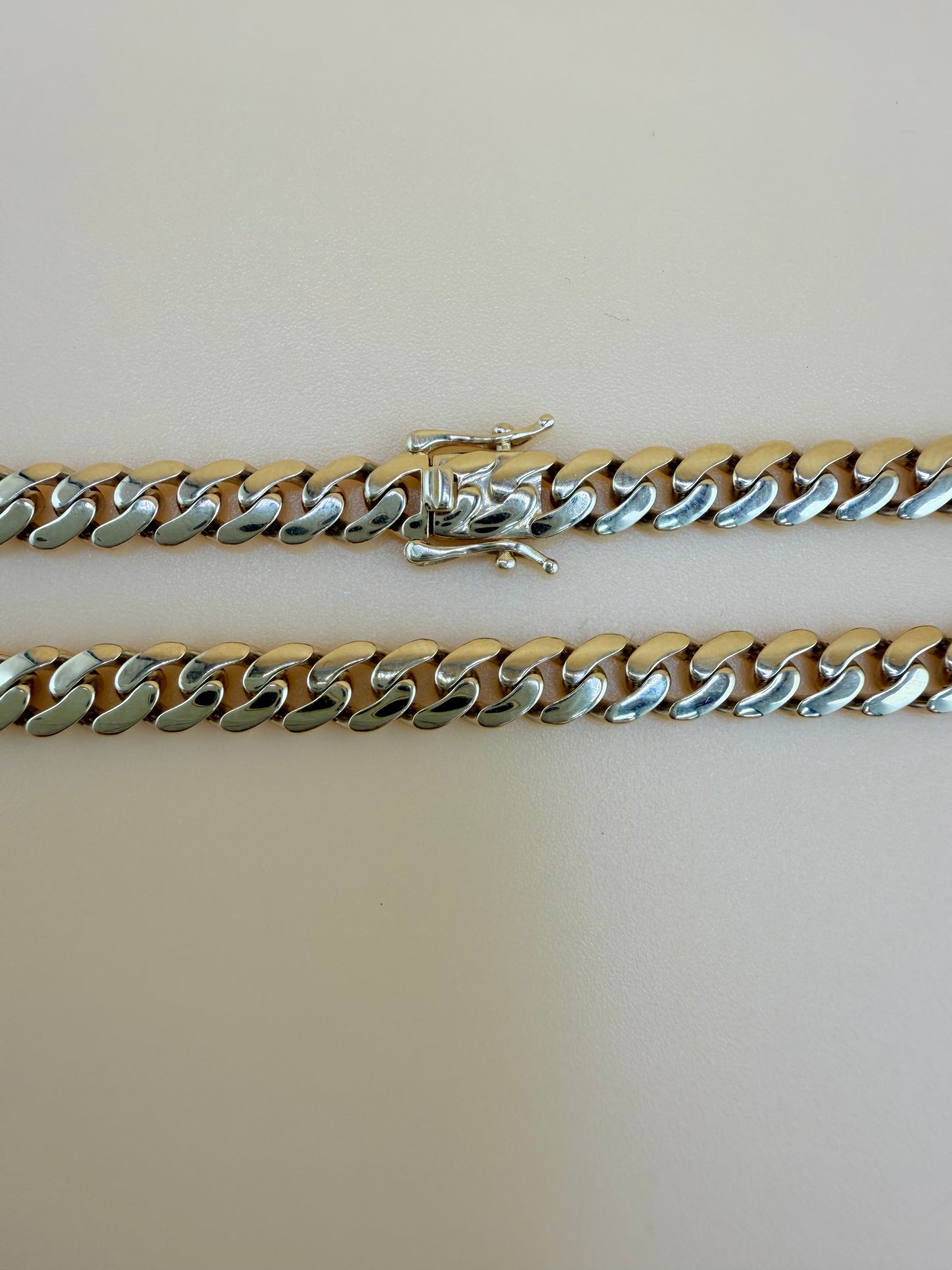 10kt Semisolid Gold Bracelet, size 7”, 4.8mm