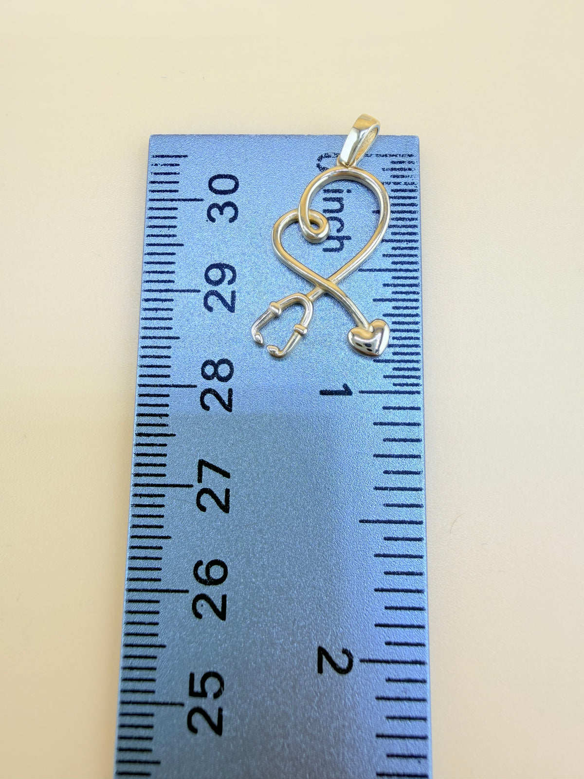 14K Solid Gold Pendant, Fits Chains Up to 2mm Thick. ch