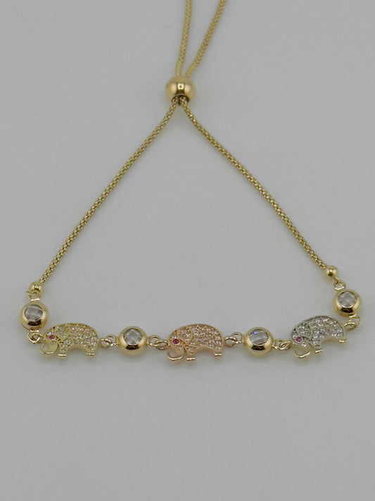 Elephant Bracelet 14kt
