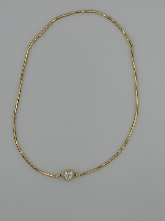 Heart Chain 14kt, size 16''